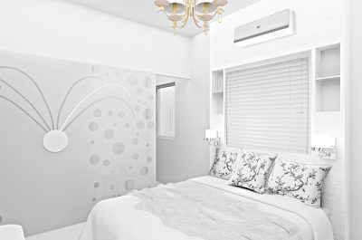 dormitorio blanco vintage romántico